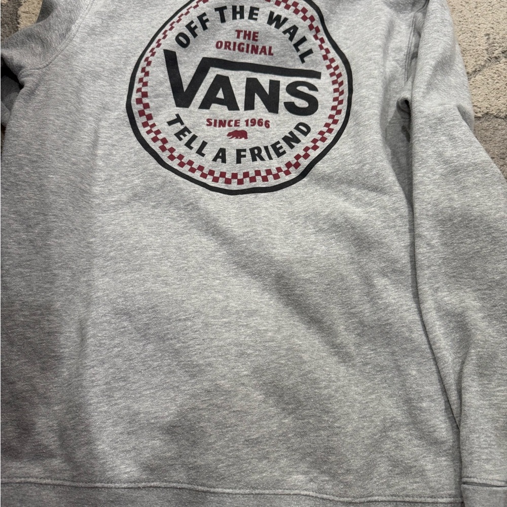 Vans Heather Gray Fleece Pullover